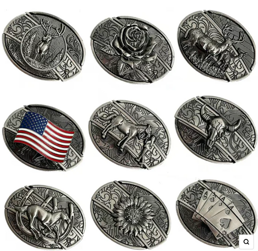animal belt buckle