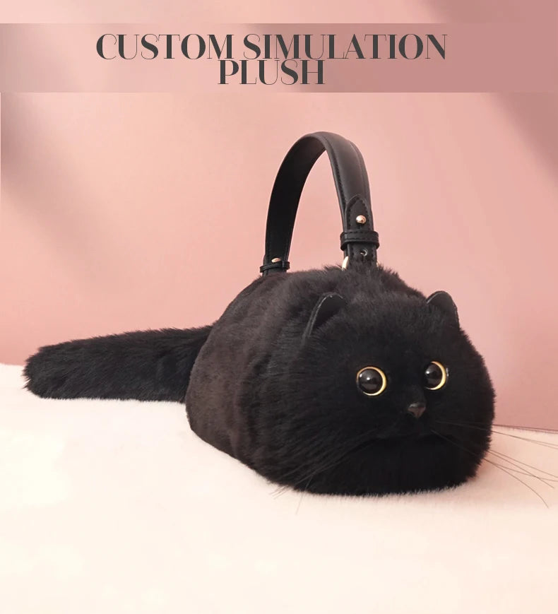 Designer Bags Luxury 2023 Messenger Small For Women Unique Black Cat Bags Female Shoulder Fashion Chain Ladies Crossbody Bag