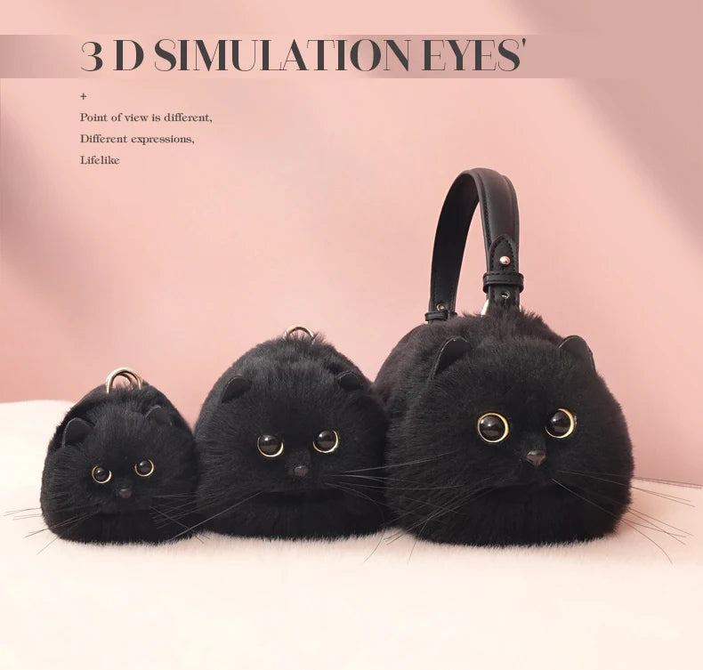 Designer Bags Luxury 2023 Messenger Small For Women Unique Black Cat Bags Female Shoulder Fashion Chain Ladies Crossbody Bag