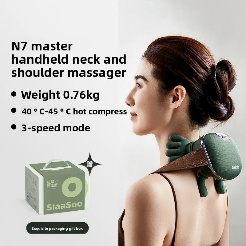 Hand Shoulder and Neck Massager Cervical Spine Massager Trapezius Neck Massager
