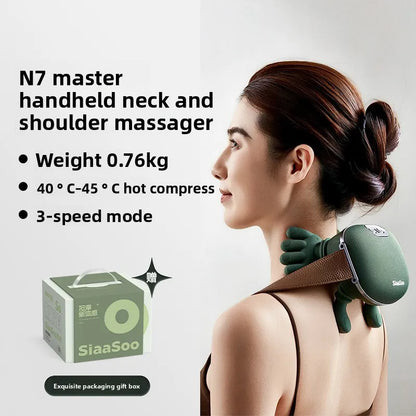 Hand Shoulder and Neck Massager Cervical Spine Massager Trapezius Neck Massager