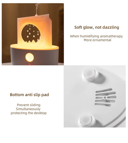 Rain Clouds Aroma Diffuser Air Humidifier Remote Control Ultrasonic Fragrance Atomizer with LED Nightlight Zen Raindrop Diffuser